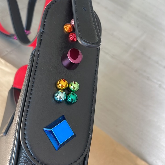 Christian louboutin Carasky hobo courones black leather bag $1890 - Picture 7 of 14